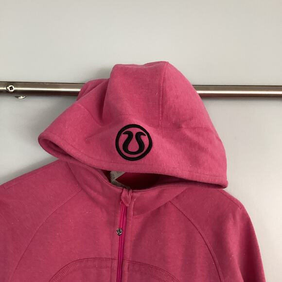 Lululemon Scuba Hoodie *Stretch (Lined Hood) Power Pink SIZE 10 - Picture 7 of 10